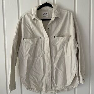 Zara Oversized Shacket XS